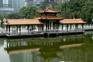 Pawilion w parku Lichee