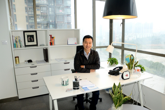 Chiński człowiek sukcesu - zdjęcia z Chin