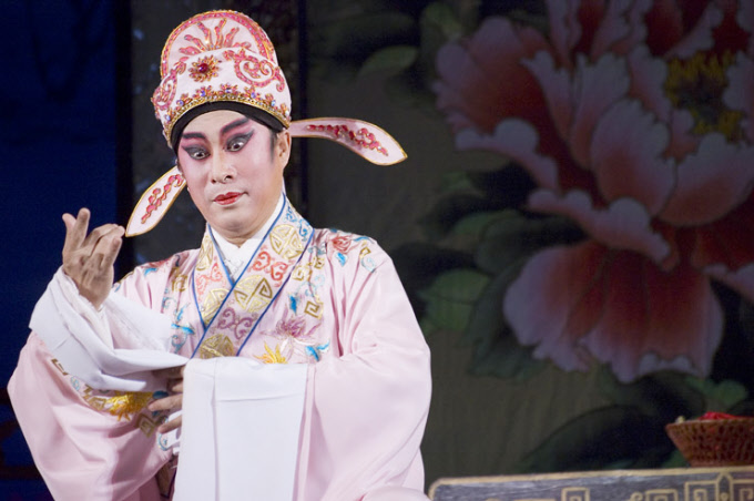 Chiński artysta operowy - zdjęcia z Chin