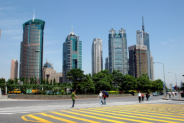 Nowoczesny Pudong, Szanghaj - zdjęcia z Chin