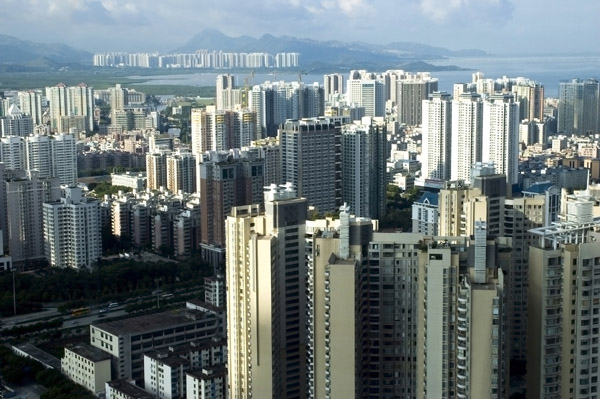 Panorama Shenzhen - zdjęcia z Chin