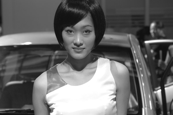 Modelka Hondy - zdjęcia z Chin