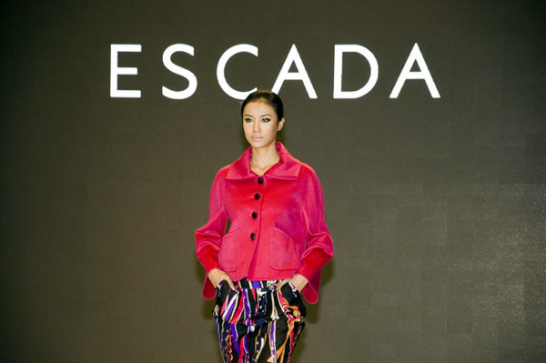 Modelka Escady - zdjęcia z Chin