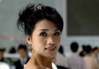 Portret modelki Toyoty