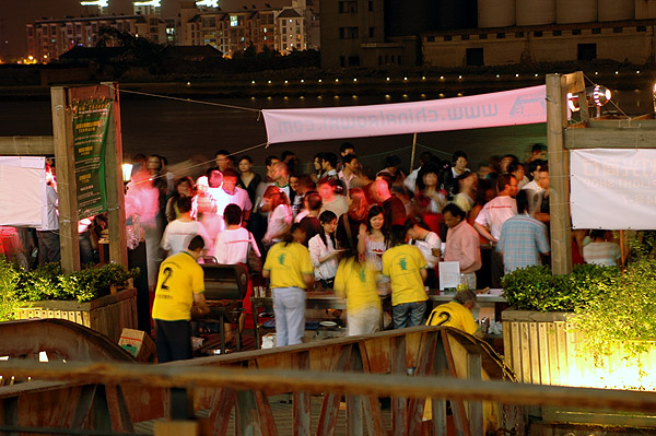 Ningbo, Lao WaiTan party - zdjęcia z Chin