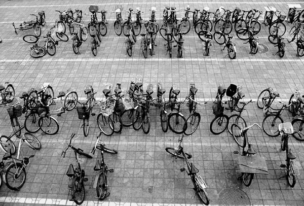 Parking rowerowy - zdjęcia z Chin