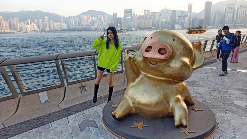 Avenue of Stars, Hong Kong po nowemu - zdjęcia z Chin