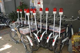 Rowery policyjne w Chinach