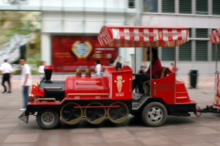 Mini-kolejka w Szanghaju