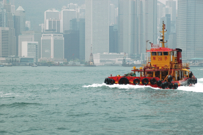 Pchacz w Hong Kongu - zdjęcia z Chin
