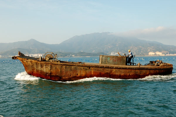 Chińska łajba - zdjęcia z Chin